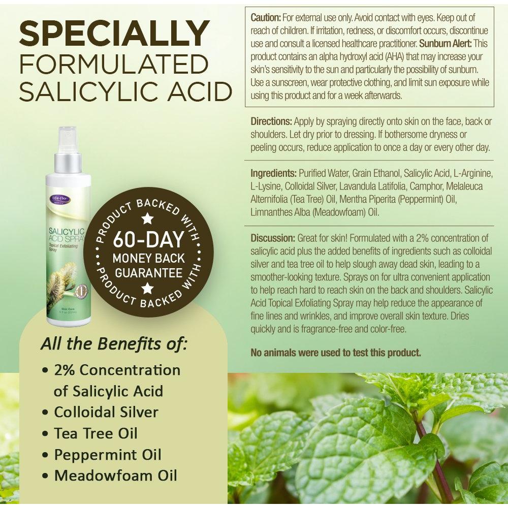 Spray Exfoliante Tópico Life-Flo 2% Ácido Salicílico 249.5 g