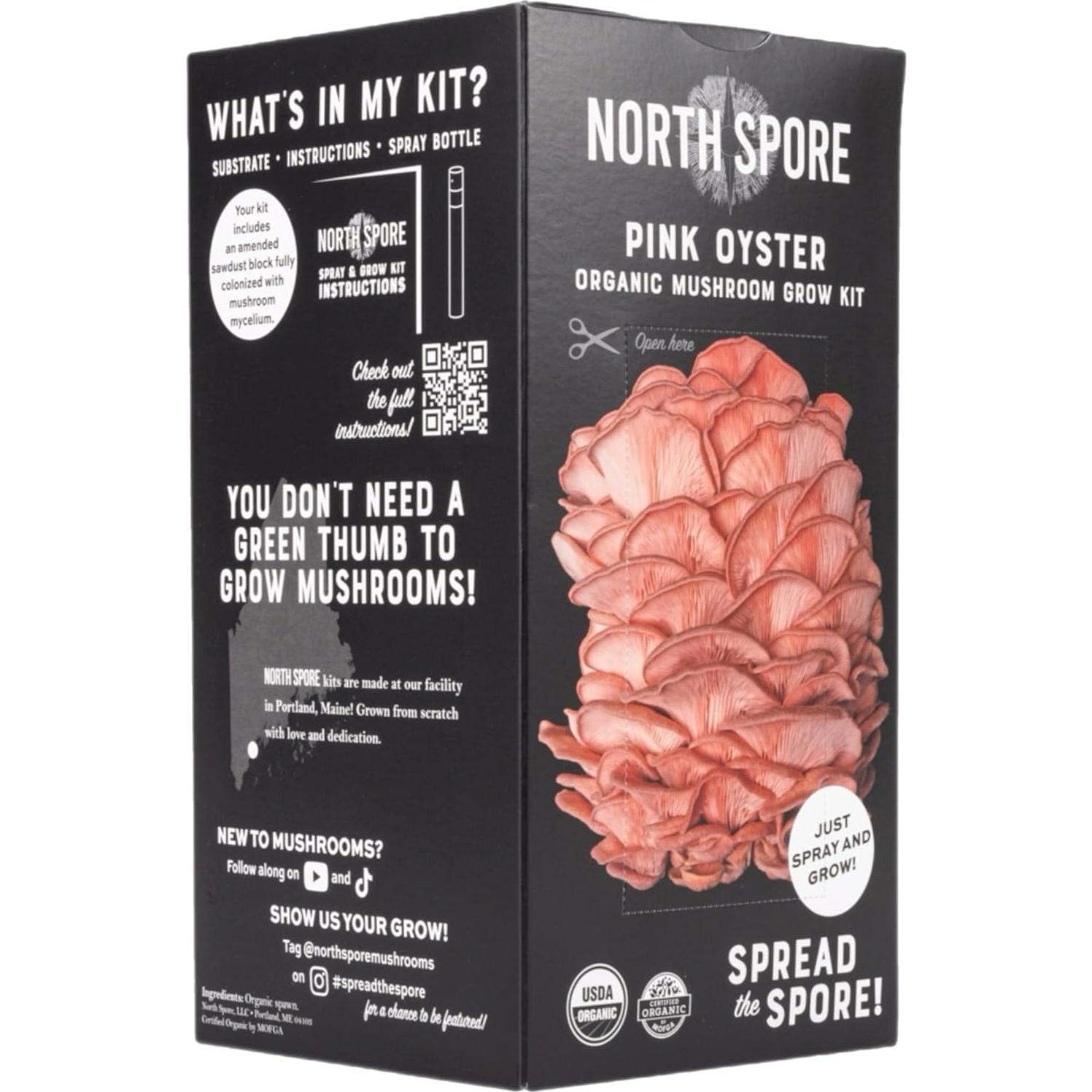 Kit de Crecimiento de Champiñones Ostra Rosa North Spore 1.81 kg