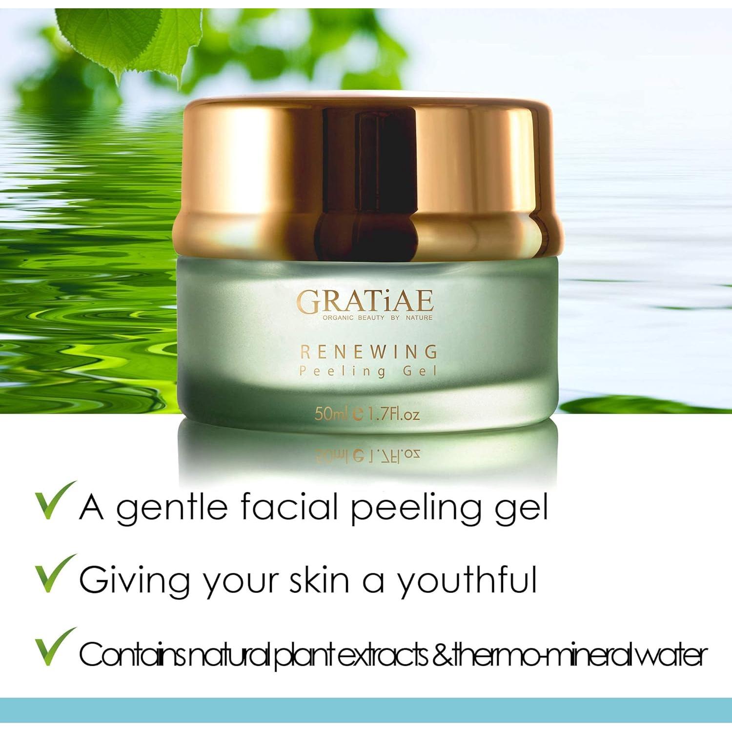 Mascarilla Facial Exfoliante Orgánica Gratiae 50ml - Cuidado Anti-Envejecimiento