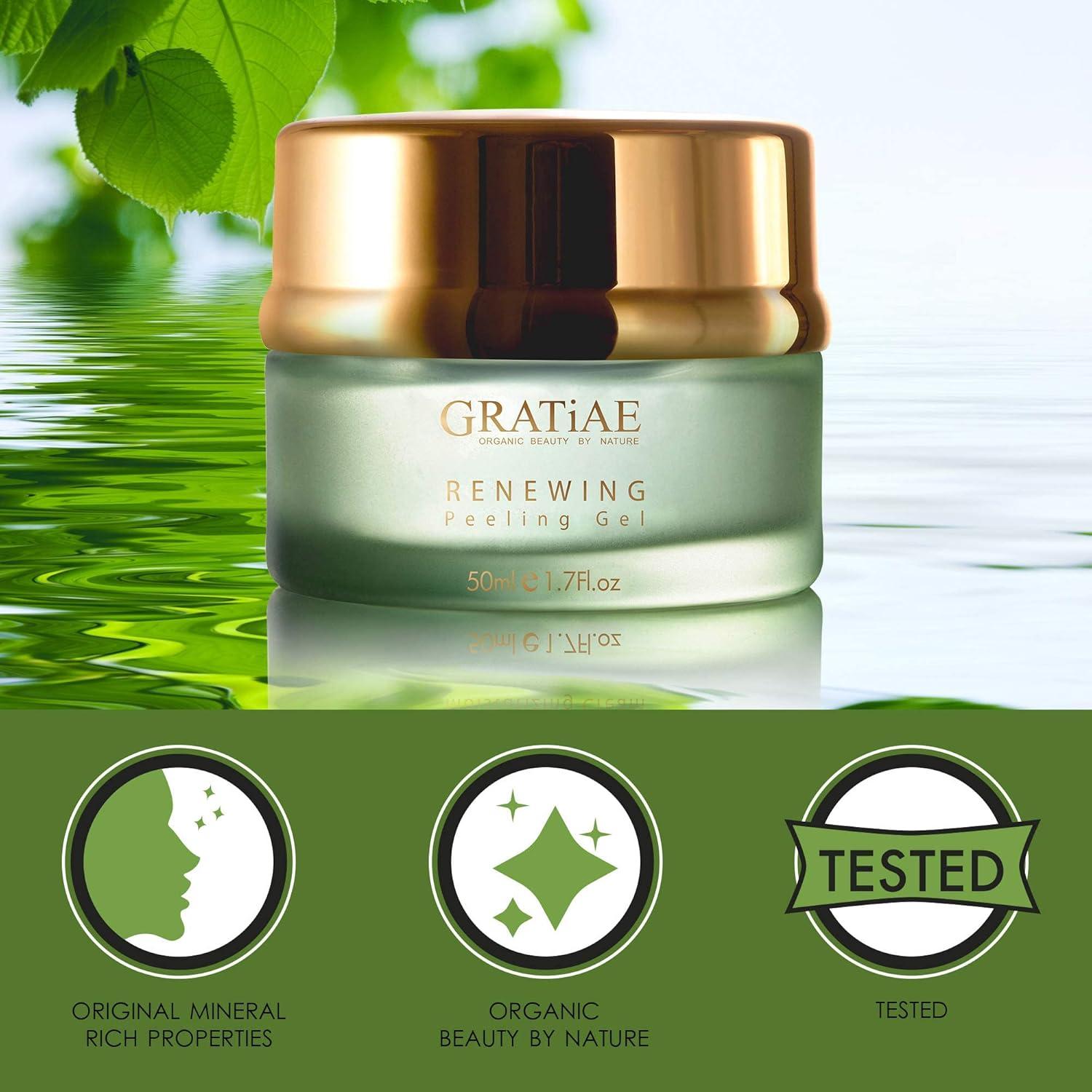 Mascarilla Facial Exfoliante Orgánica Gratiae 50ml - Cuidado Anti-Envejecimiento