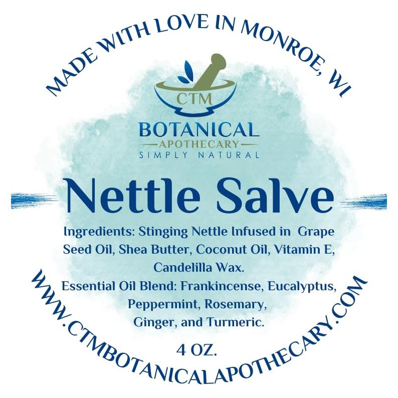 Ungüento Natural de Ortiga 113 g - Alivio Piel y Músculos