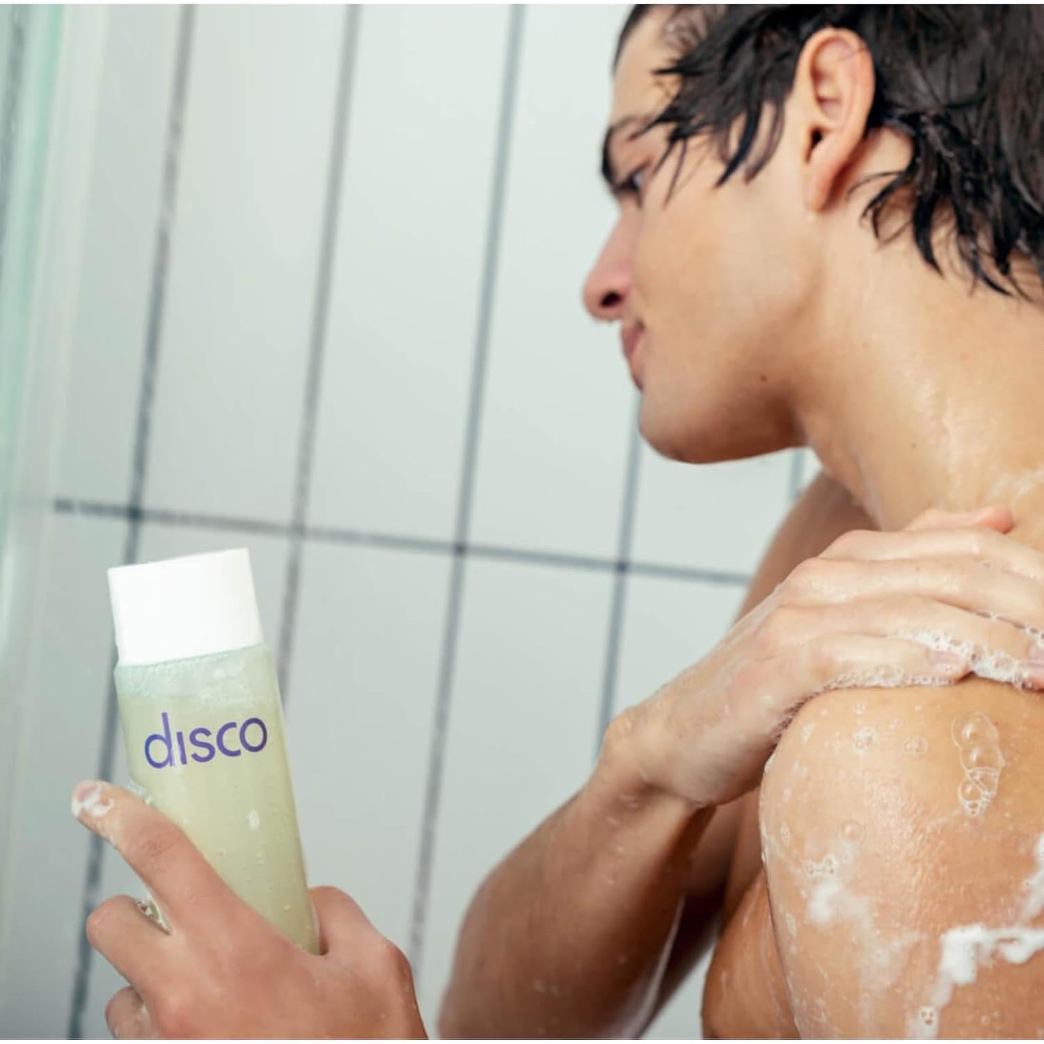 Gel de Ducha Disco para Hombres 298 ml - Hidratante Eucalipto