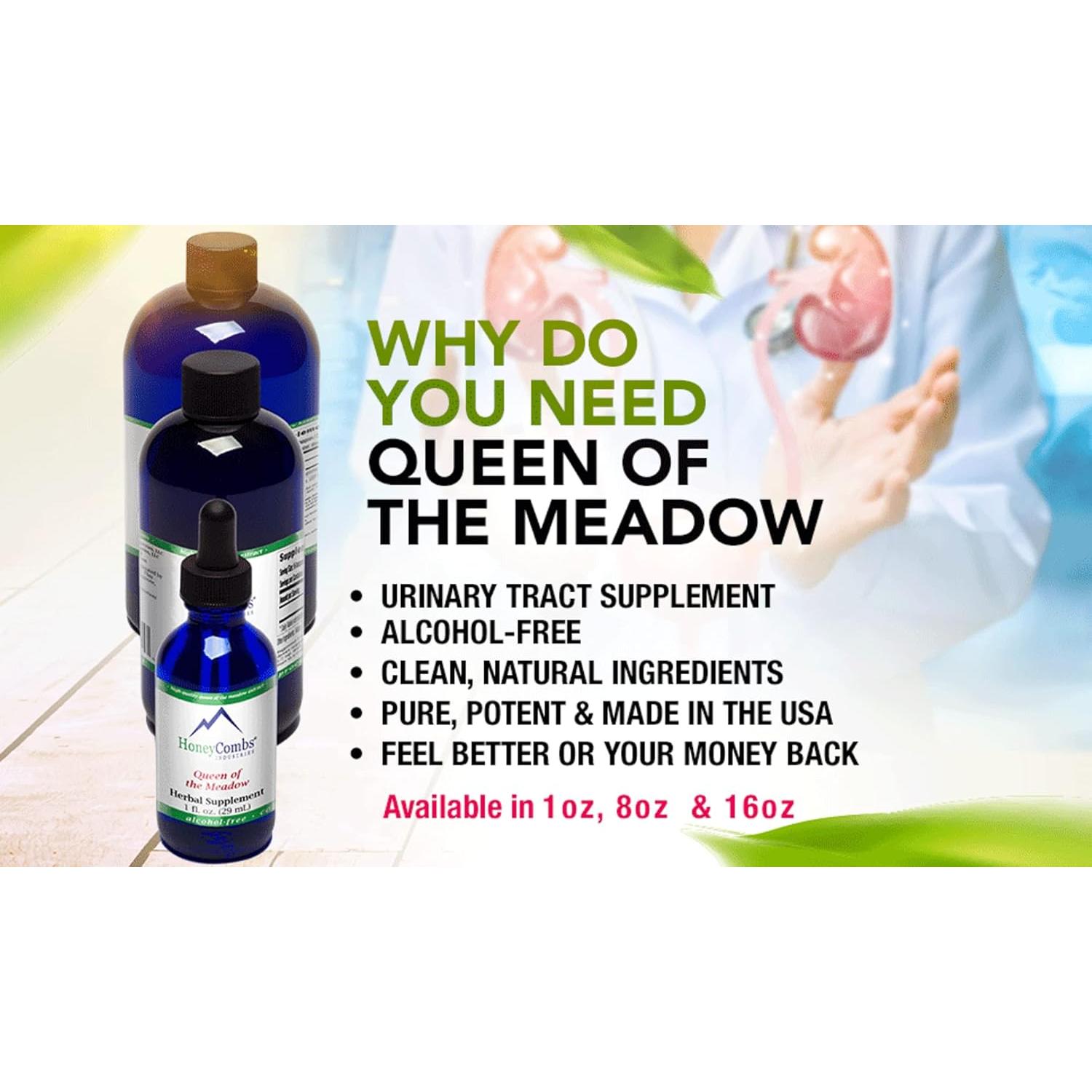 Suplemento Herbal Reina de los Prados HoneyCombs 236.6 ml