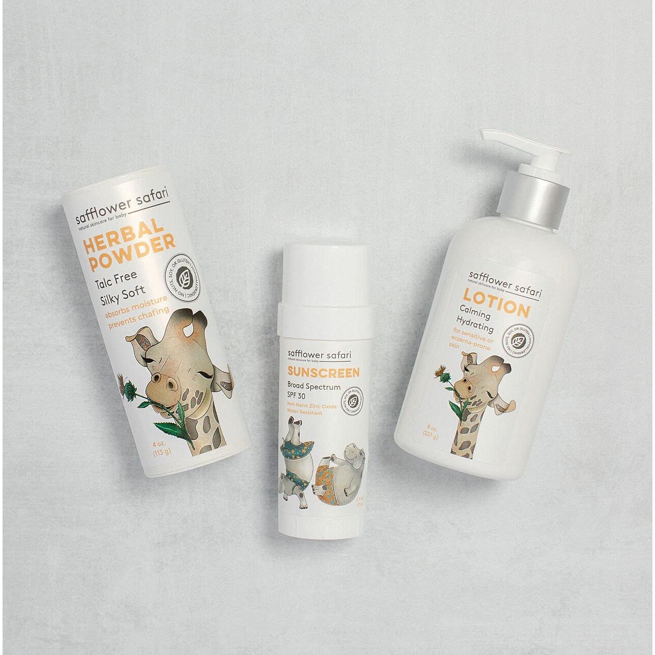 Loción Hidratante para Bebés Safflower Safari 236.6 ml Natural