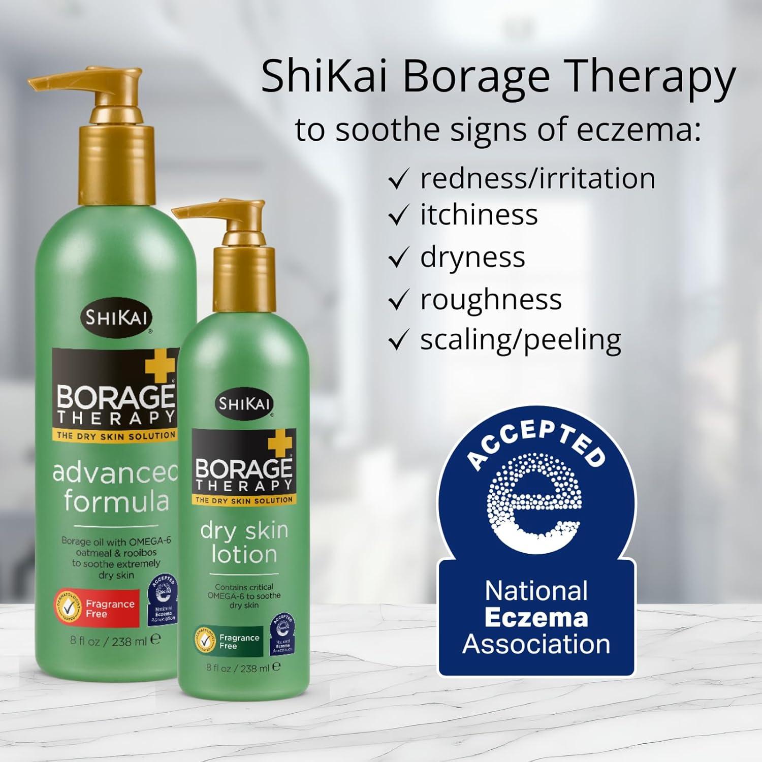 Loción Hidratante Corporal ShiKai Borage 227 g Sin Fragancia