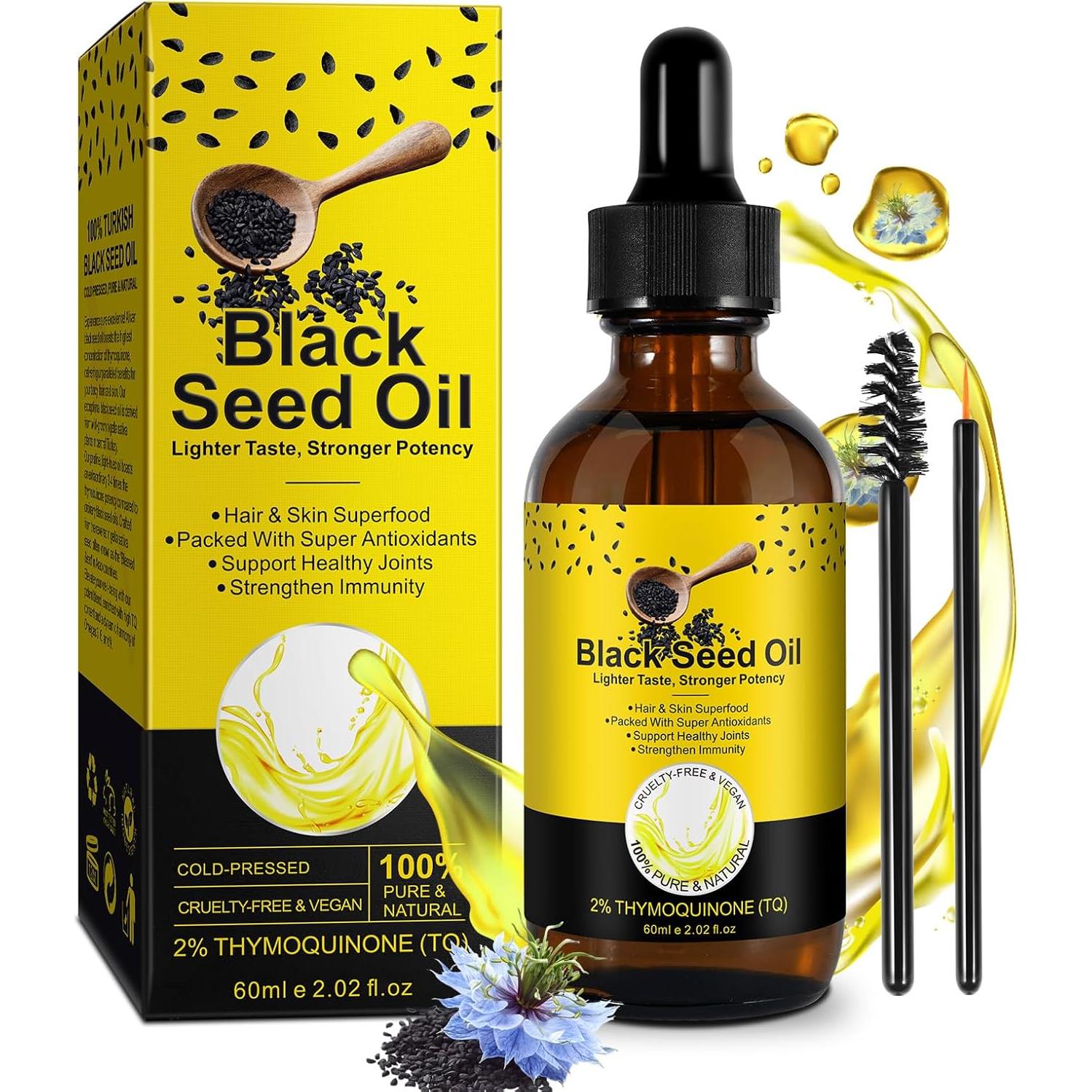 Aceite de Semilla Negra SOLOTREE 59.8 ml Prensado en Frío