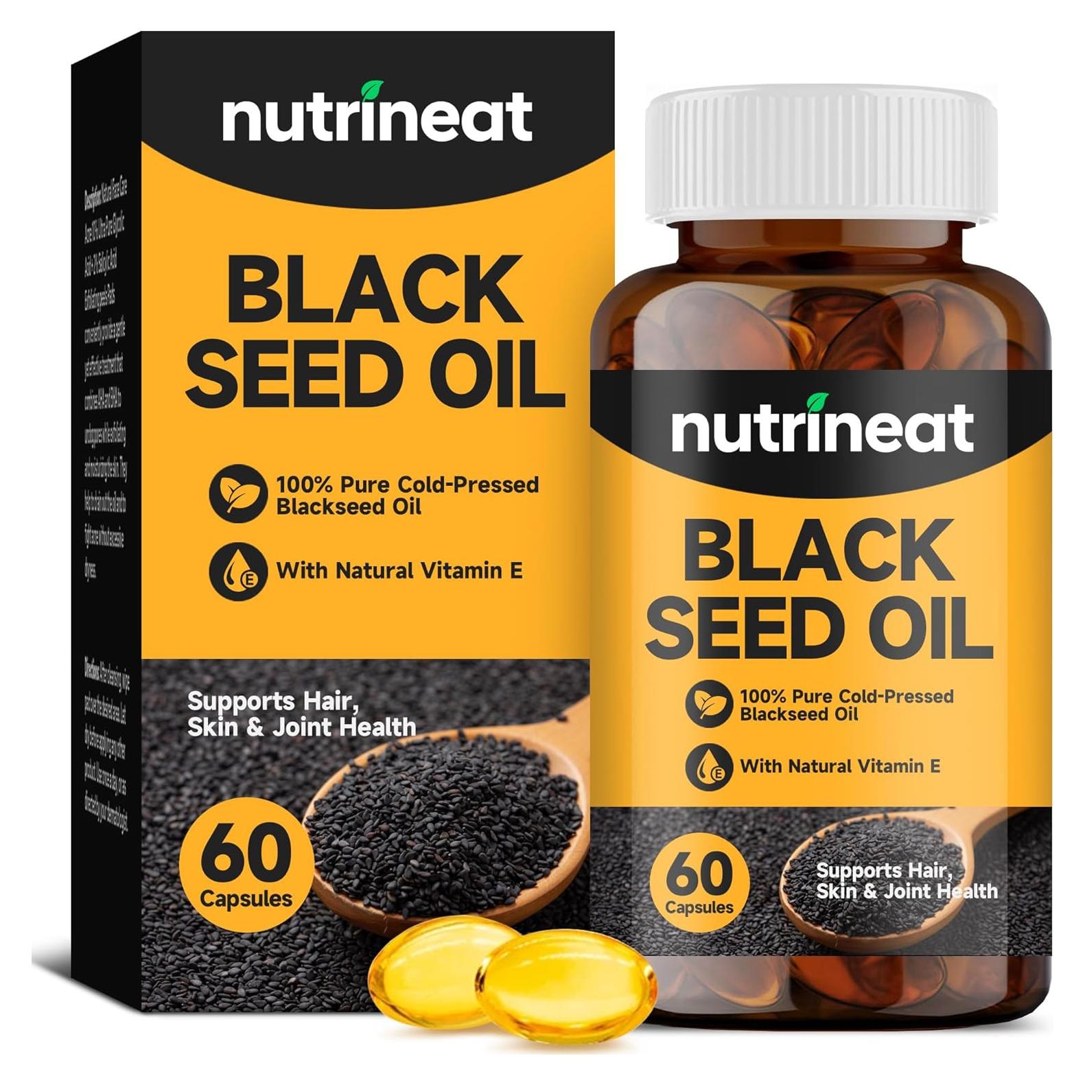 Cápsulas de Aceite de Semilla Negra NutriNeat 60 Unidades