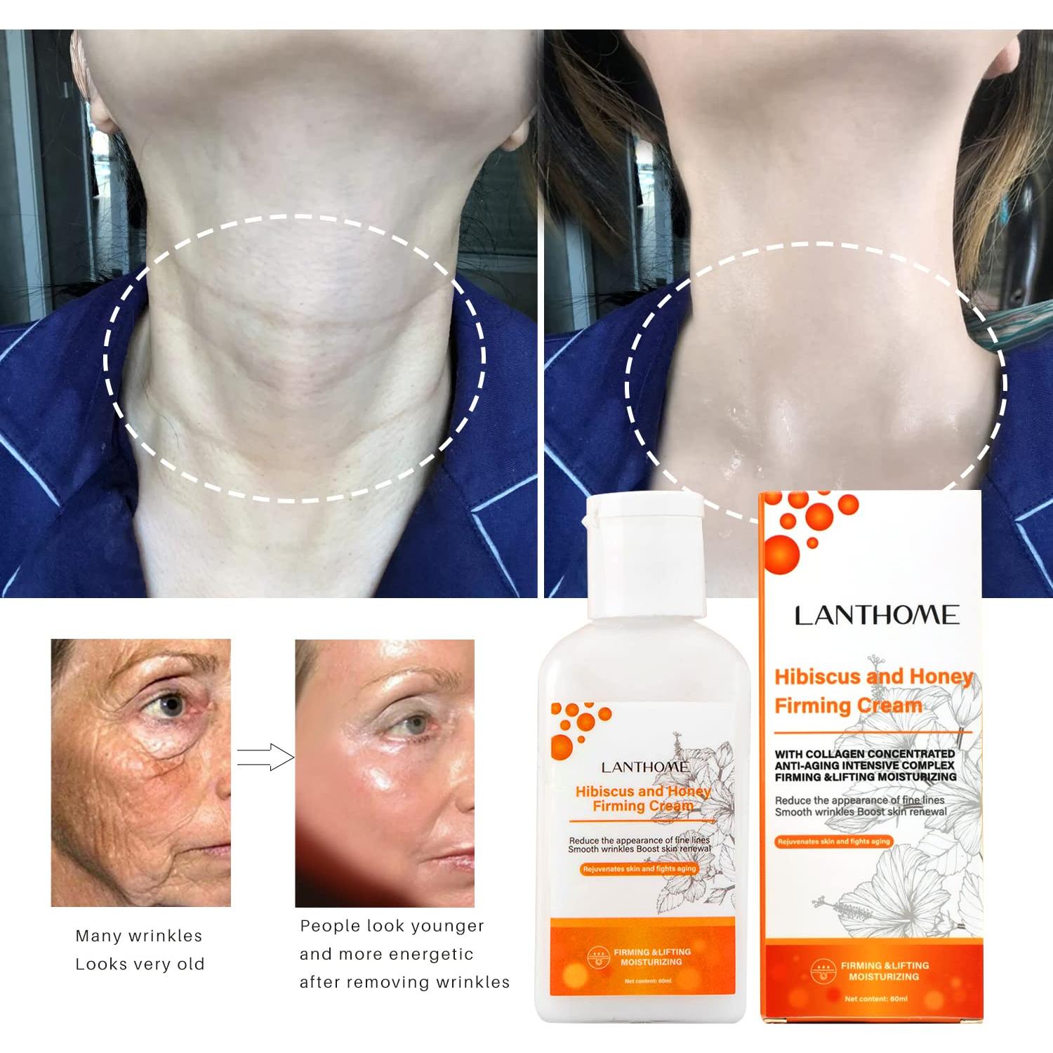 Crema Reafirmante de Hibisco y Miel Lanthome 60ml - Colágeno y Ácido Hialurónico