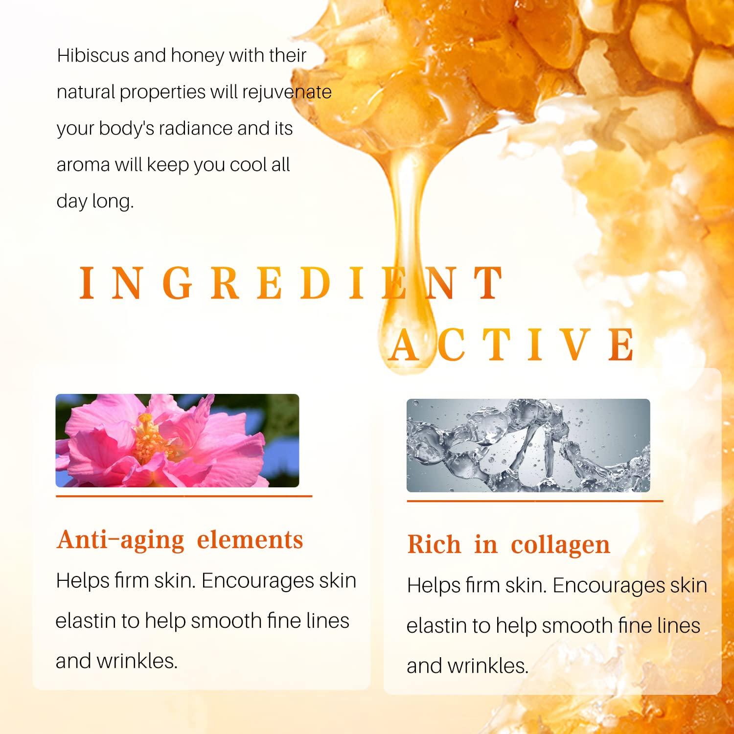 Crema Reafirmante de Hibisco y Miel Lanthome 60ml - Colágeno y Ácido Hialurónico