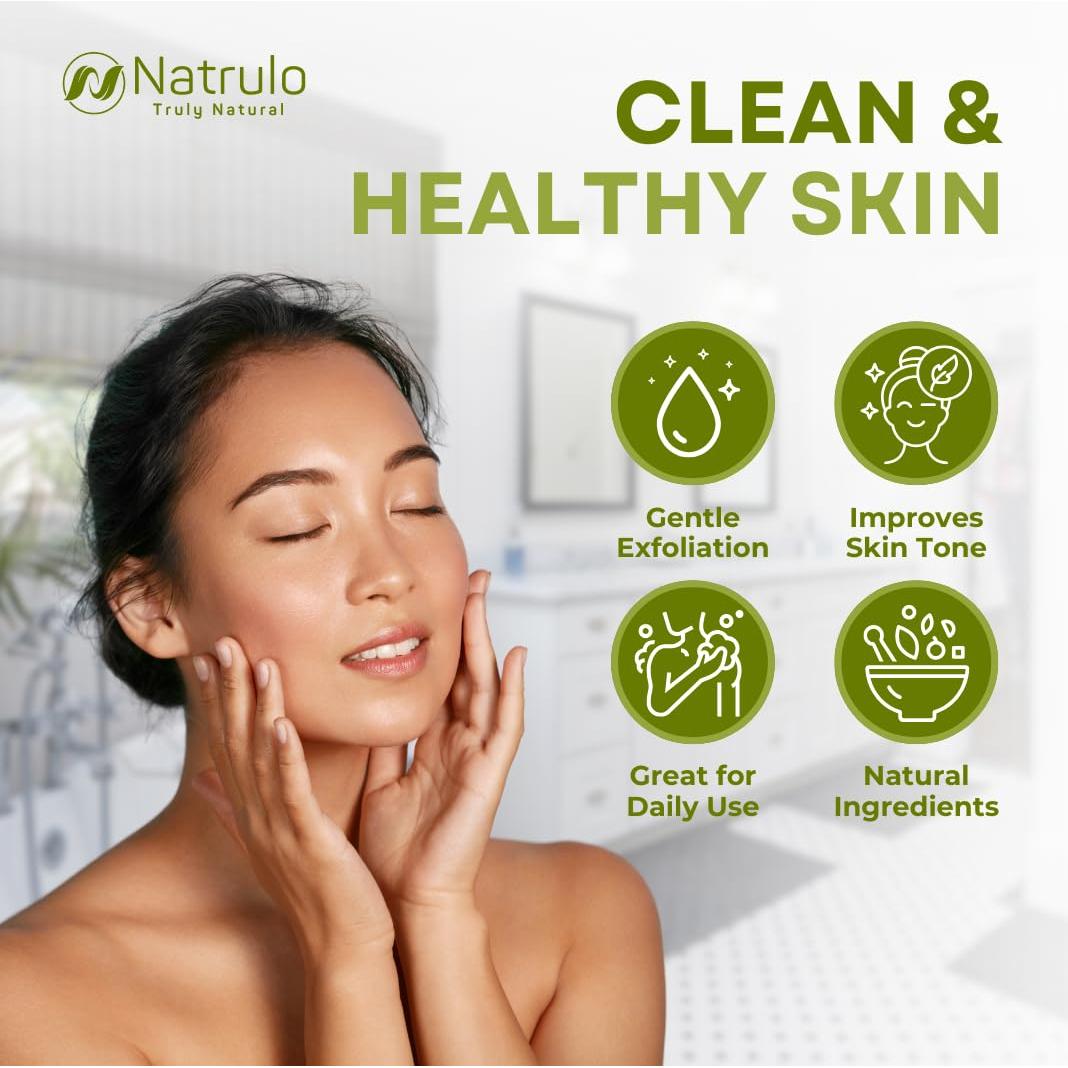 Barra de Jabón Exfoliante Natural Natrulo - Hierba Limón 117g