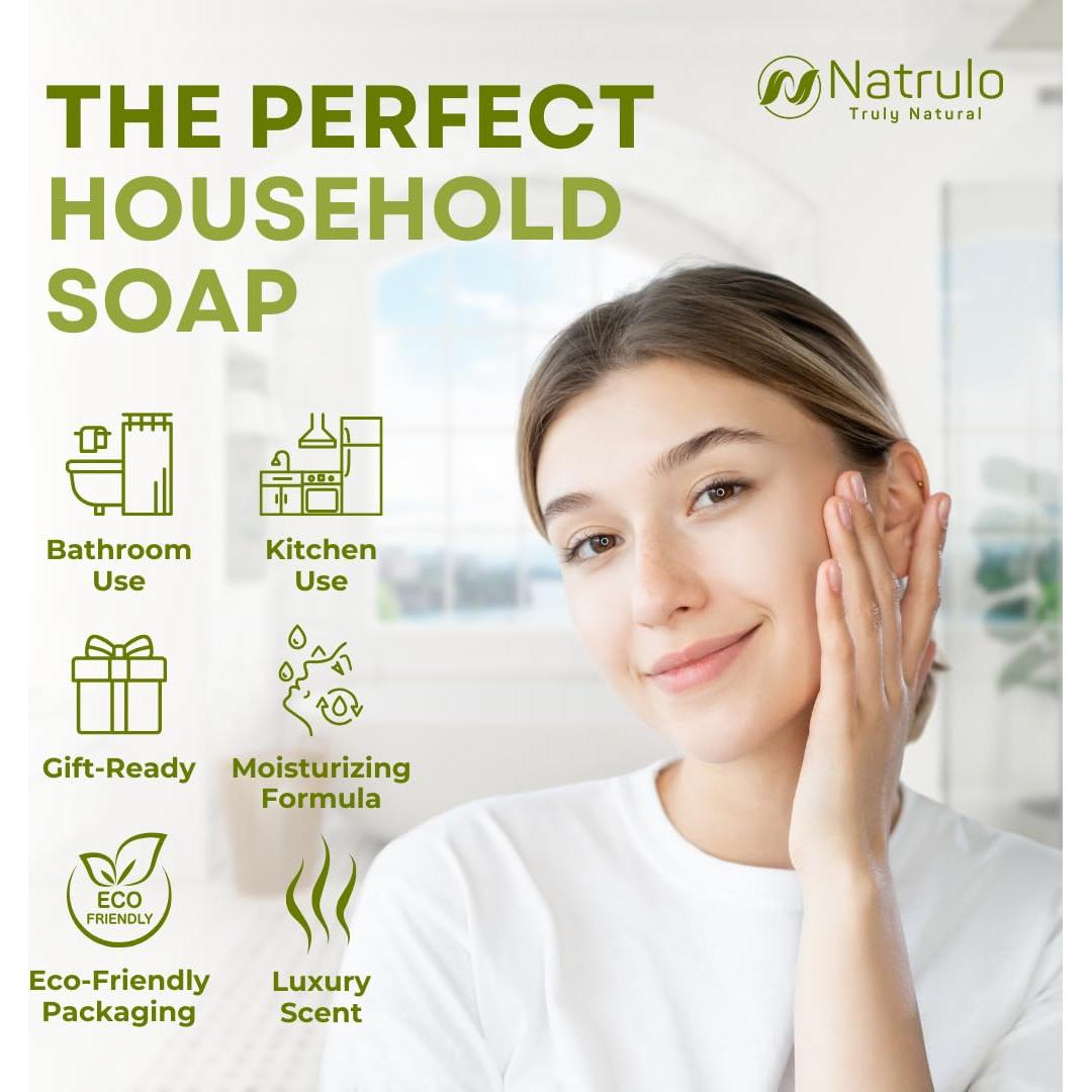 Barra de Jabón Exfoliante Natural Natrulo - Hierba Limón 117g