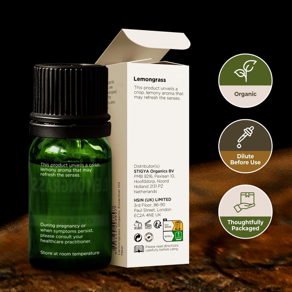 Aceite Esencial Orgánico de Hierba Limón Gya Labs 10 ml