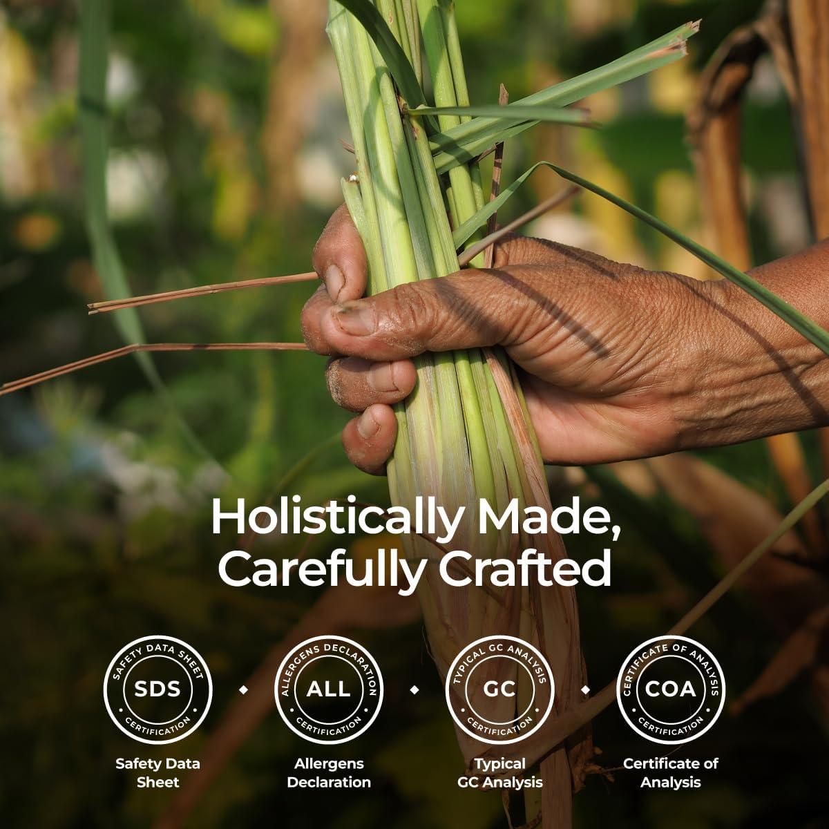 Aceite Esencial Orgánico de Hierba Limón Gya Labs 10 ml