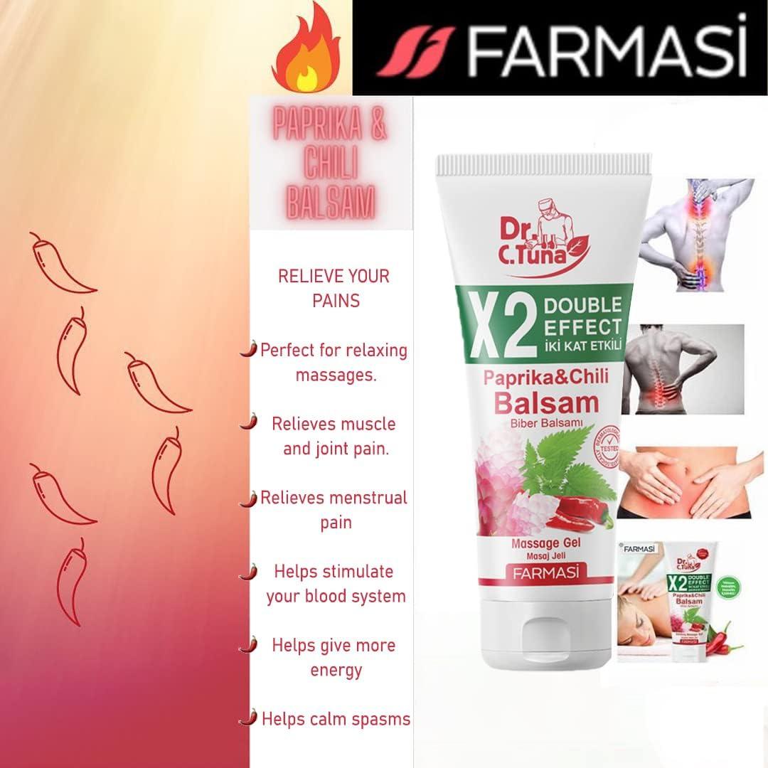 Gel de Masaje Calmante FARMASi Doble Efecto 250 ml