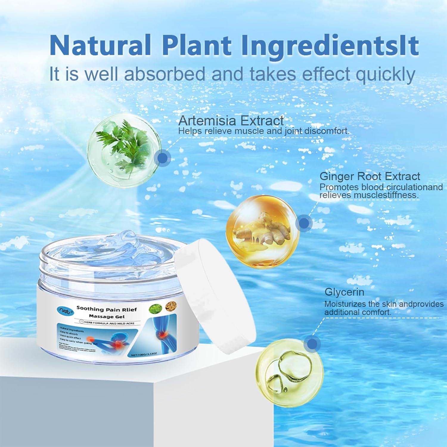 Gel de Masaje Articulaciones Buiitl con Jengibre y Artemisia 132g