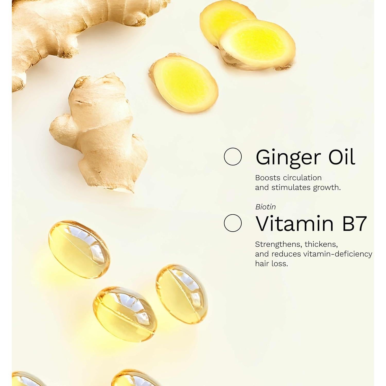 Suero Vegano para Crecimiento del Cabello GINGERMILK 59 ml