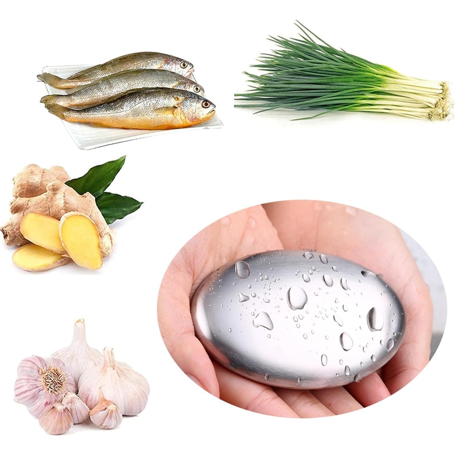 Removedor de Olores de Acero Inoxidable Agorizeo Ovalado