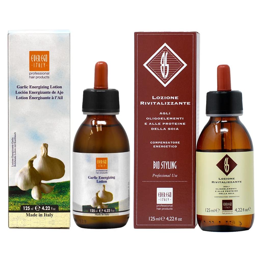 Loción de Ajo Ever Ego 120ml + Revitalizante 120ml