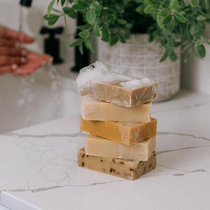 Jabón de Leche de Cabra Bend Soap 4 Piezas 127g Eucalipto y Menta