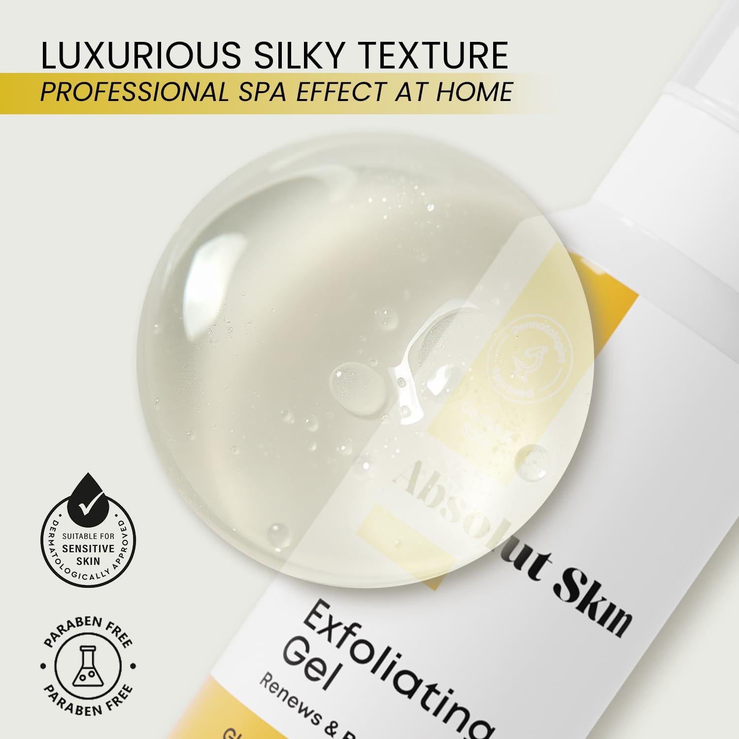 Gel Exfoliante Suave AbsolutSkin 100ml - Aclara y Suaviza Piel