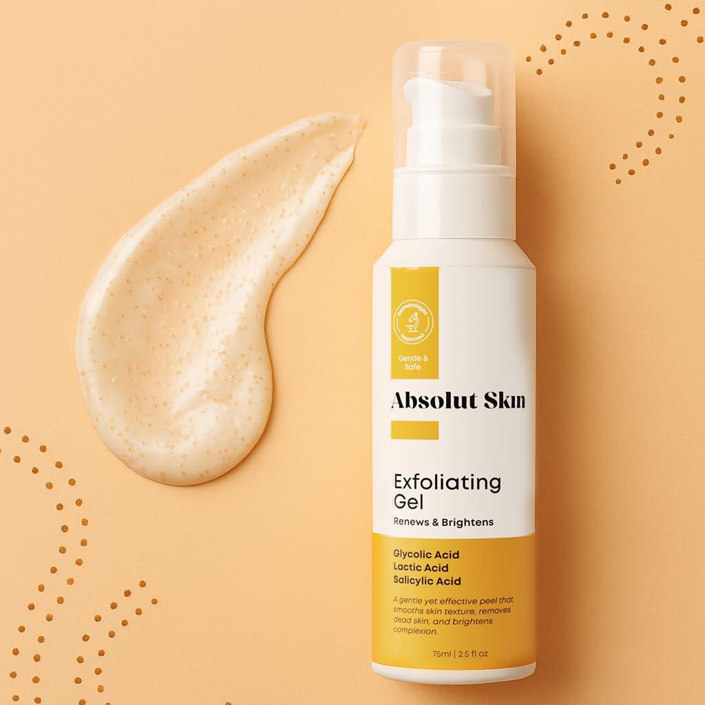 Gel Exfoliante Suave AbsolutSkin 100ml - Aclara y Suaviza Piel
