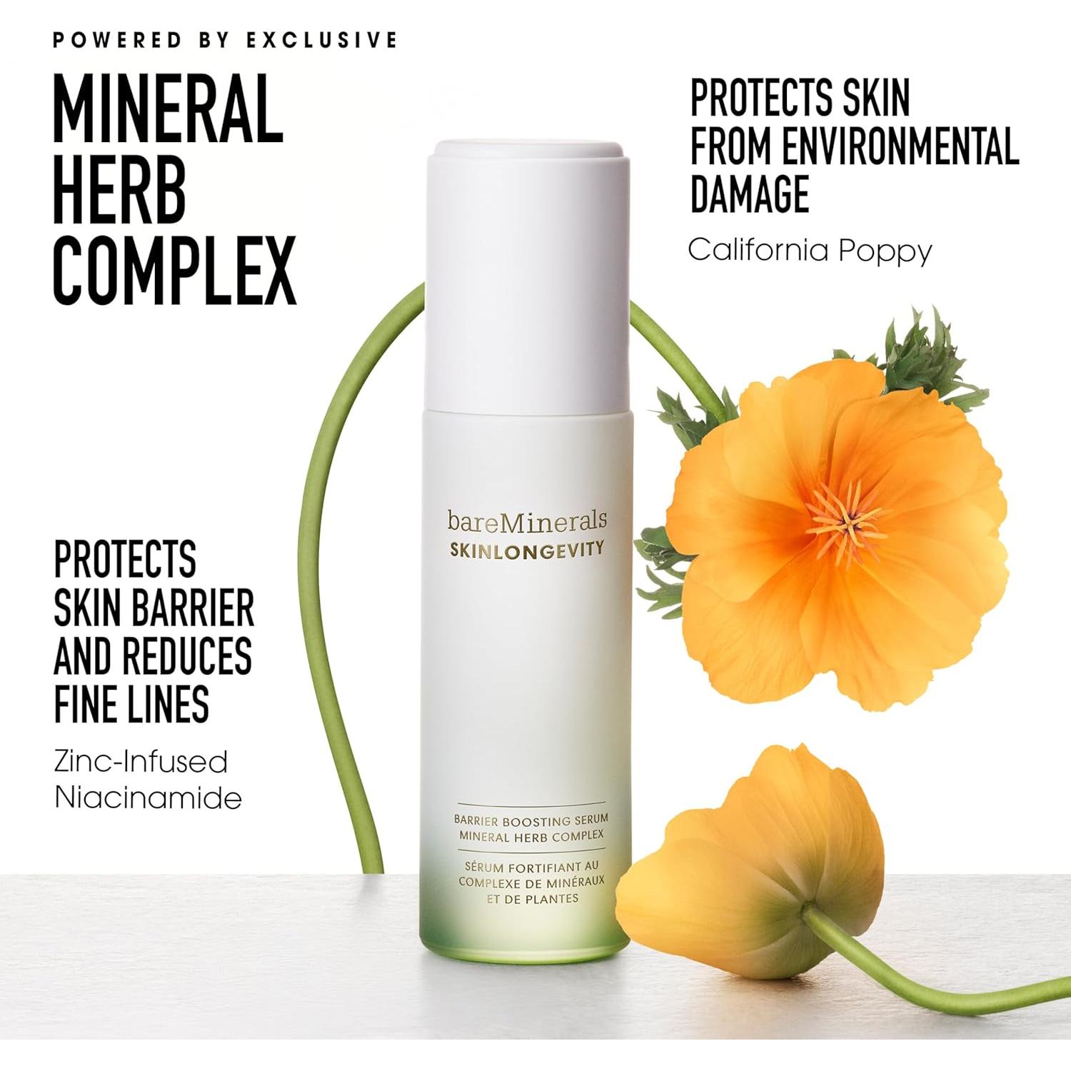 Suero Potenciador de Barrera BareMinerals 50ml - Skinlongevity