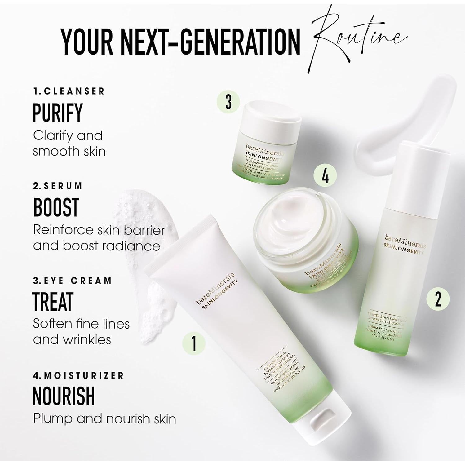 Suero Potenciador de Barrera BareMinerals 50ml - Skinlongevity