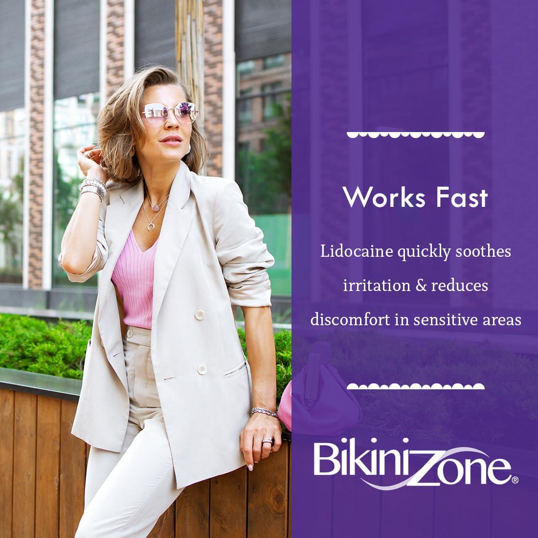 Crema Después de Afeitar Medicada Bikini Zone 28.35 g con Lidocaína