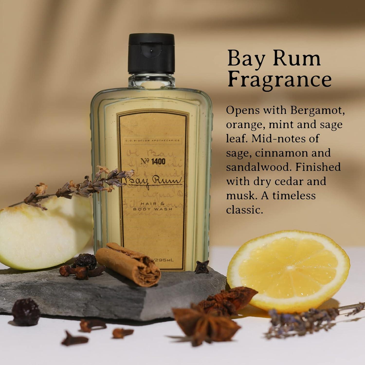 Gel de Ducha y Cabello 2 en 1 C.O. Bigelow Bay Rum 295 ml