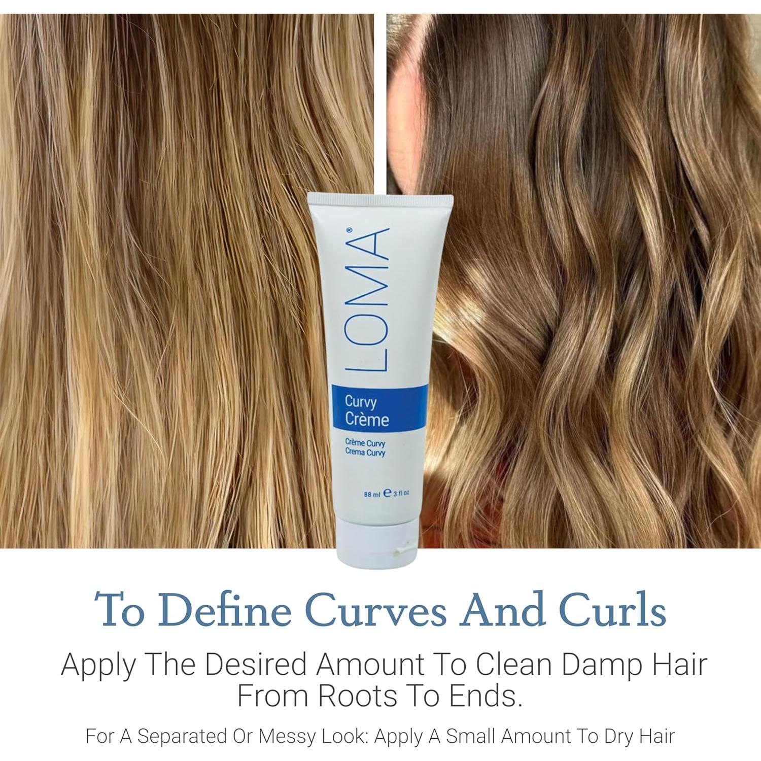 Crema para Cuidado del Cabello Loma 240g - Curva