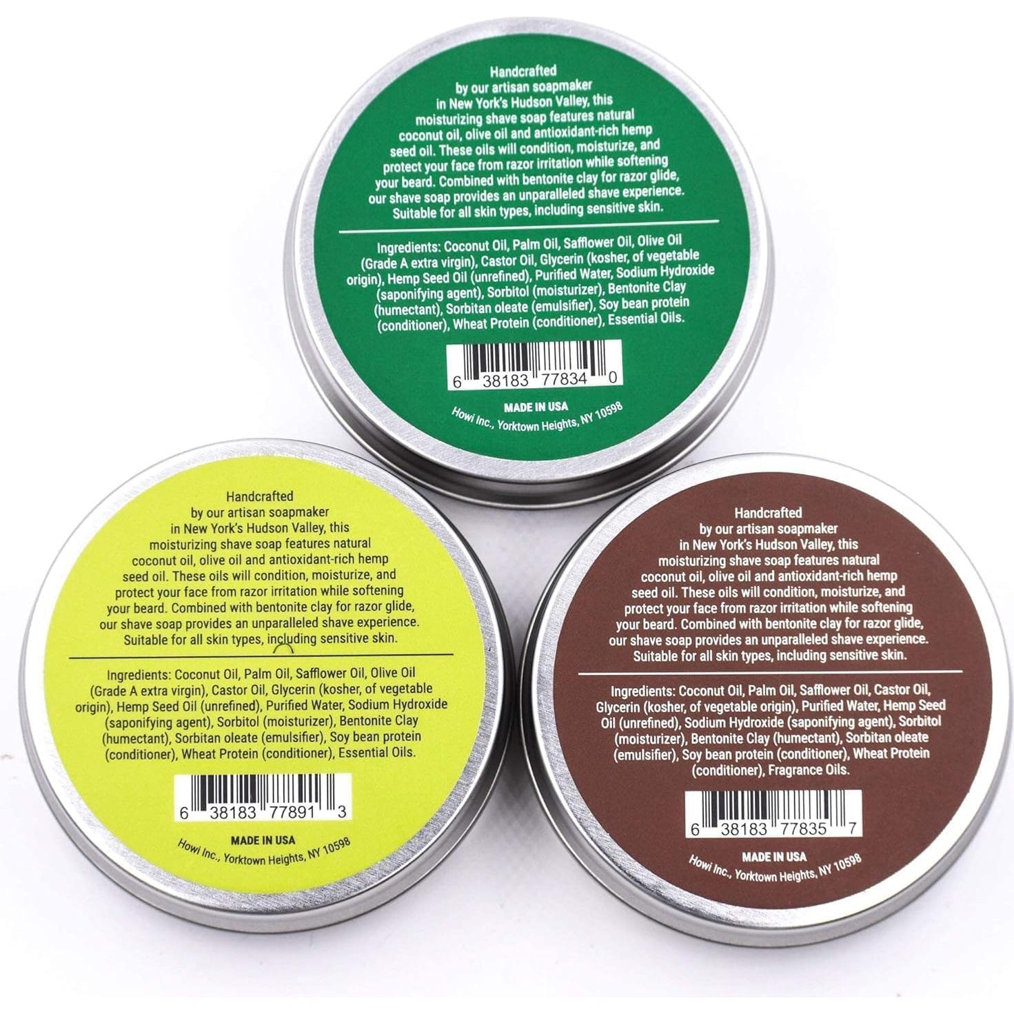 Jabón de Afeitar Taconic Shave 100% Natural Hidratante 7.62cm