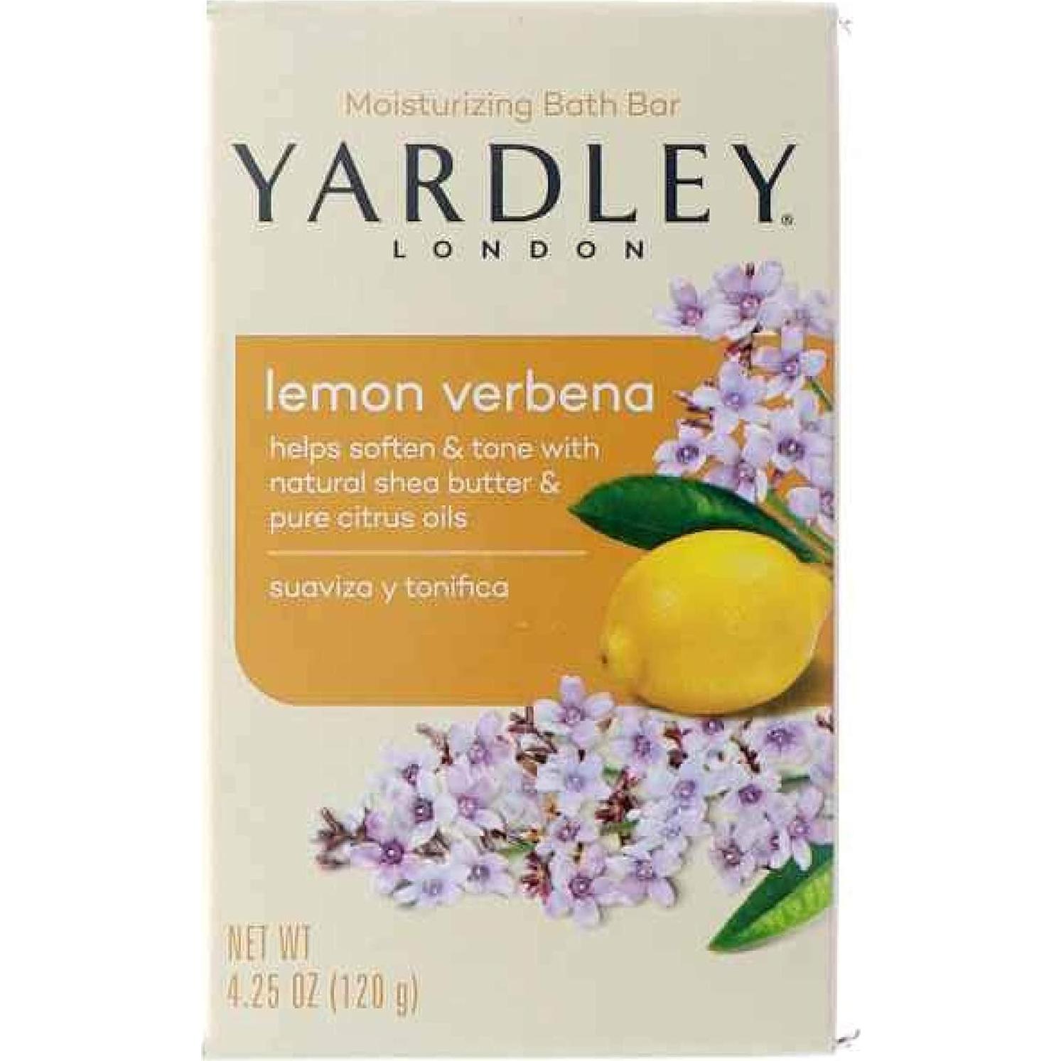 Barra Hidratante Limón Verbena Yardley 113g - Paquete de 2