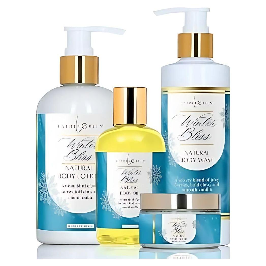 Conjunto de Cuidado de Piel Vegano Lather Green - 4 Piezas