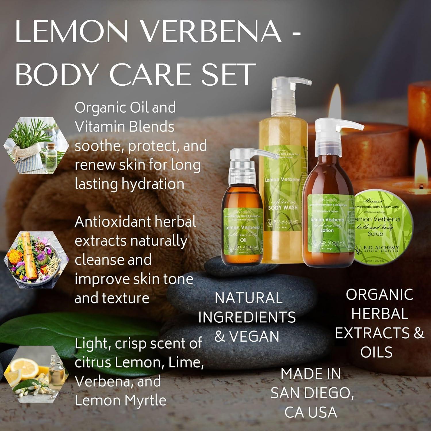Set de Cuidado Corporal RD Alchemy - Verbena de Limón - Natural