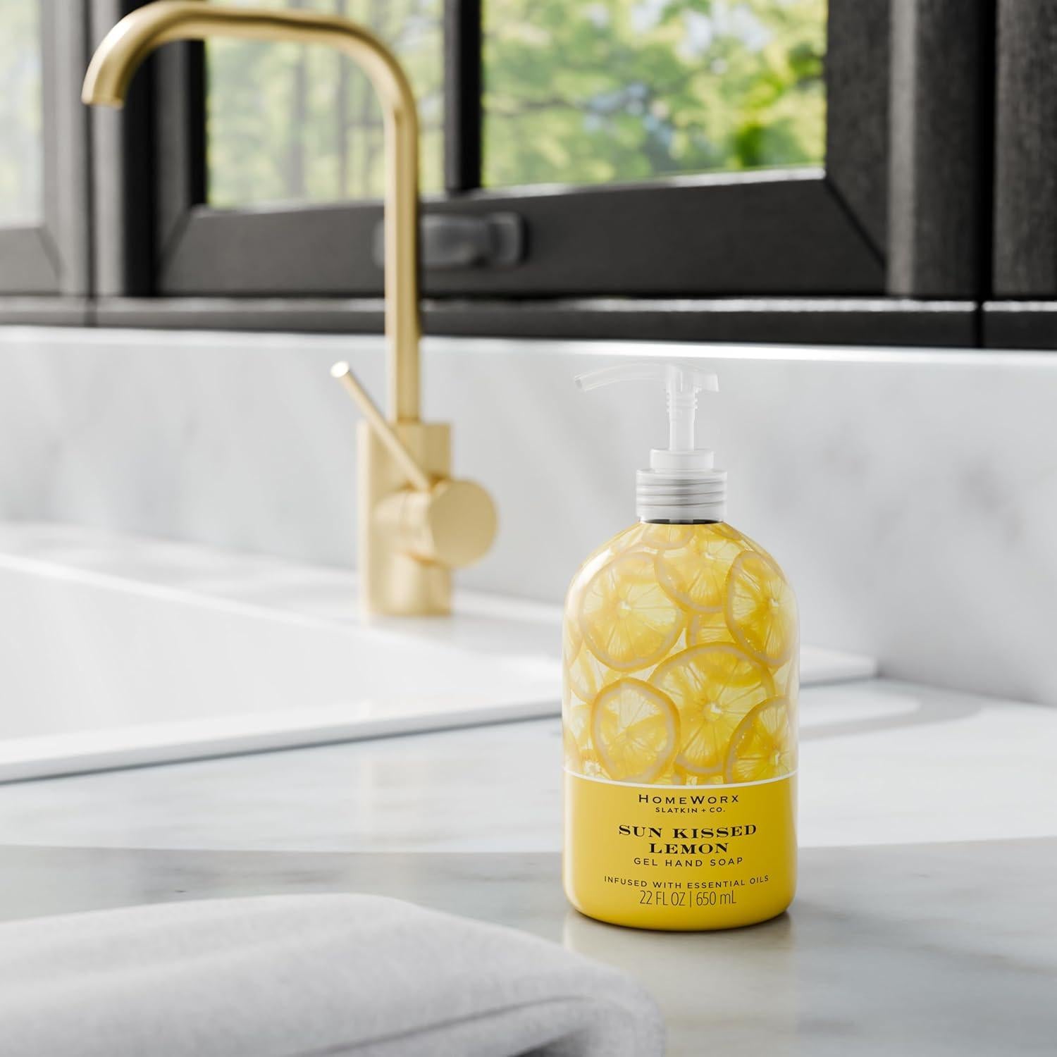 Jabón de Manos Homeworx 650 ml Limón Besado por el Sol