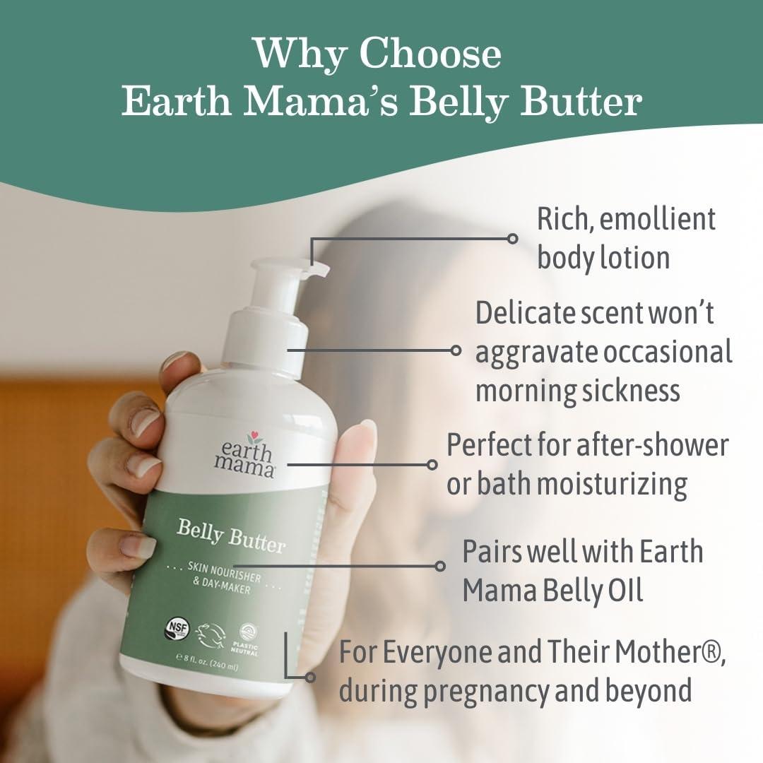 Mantequilla para Barriga Earth Mama 2x240ml Hidratante Embarazo