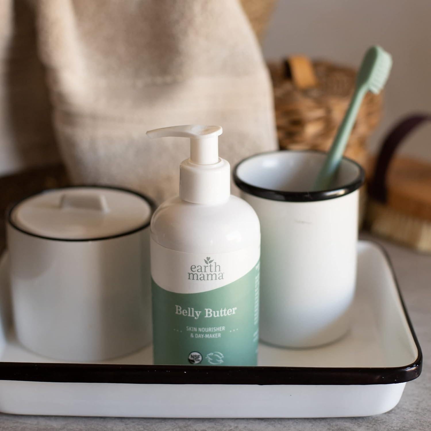 Mantequilla para Barriga Earth Mama 2x240ml Hidratante Embarazo