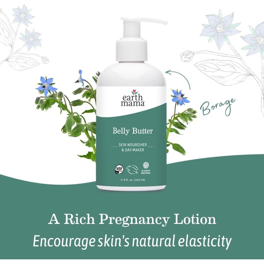 Mantequilla para Barriga Earth Mama 2x240ml Hidratante Embarazo