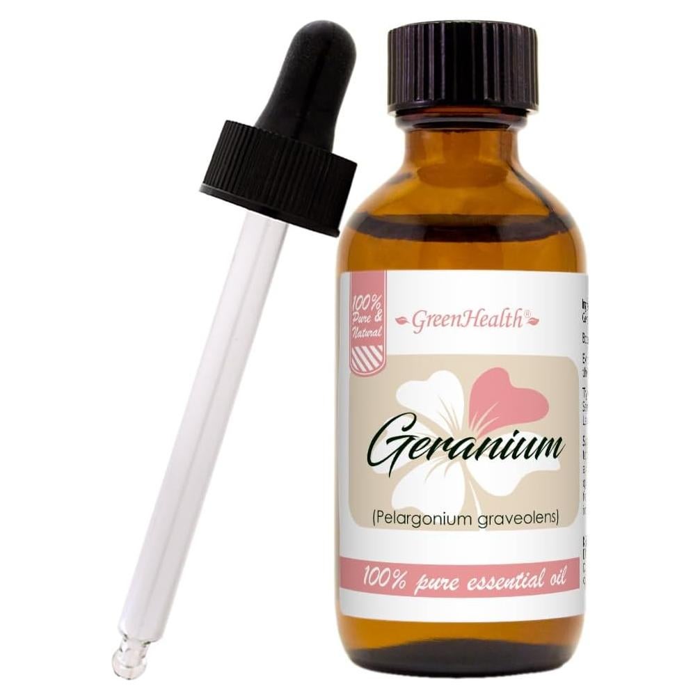 Aceite Esencial de Geranio 100% Puro GreenHealth 59 ml