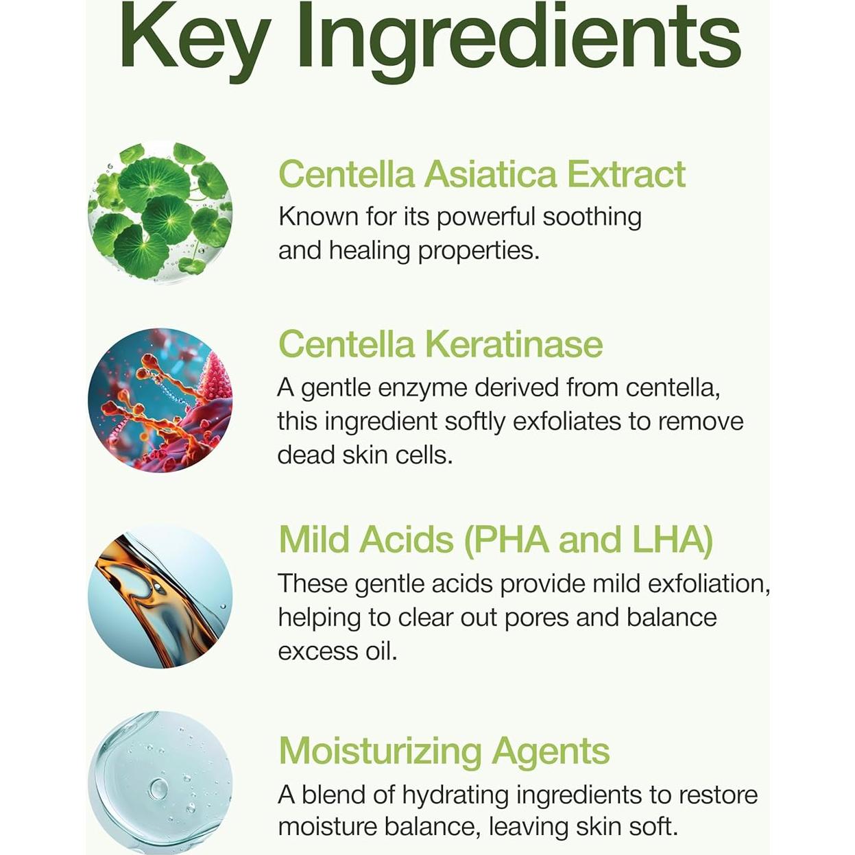 Centellian 24 Madeca Real Green Pore Pad 169.1 ml - Almohadillas Exfoliantes para Piel Sensible