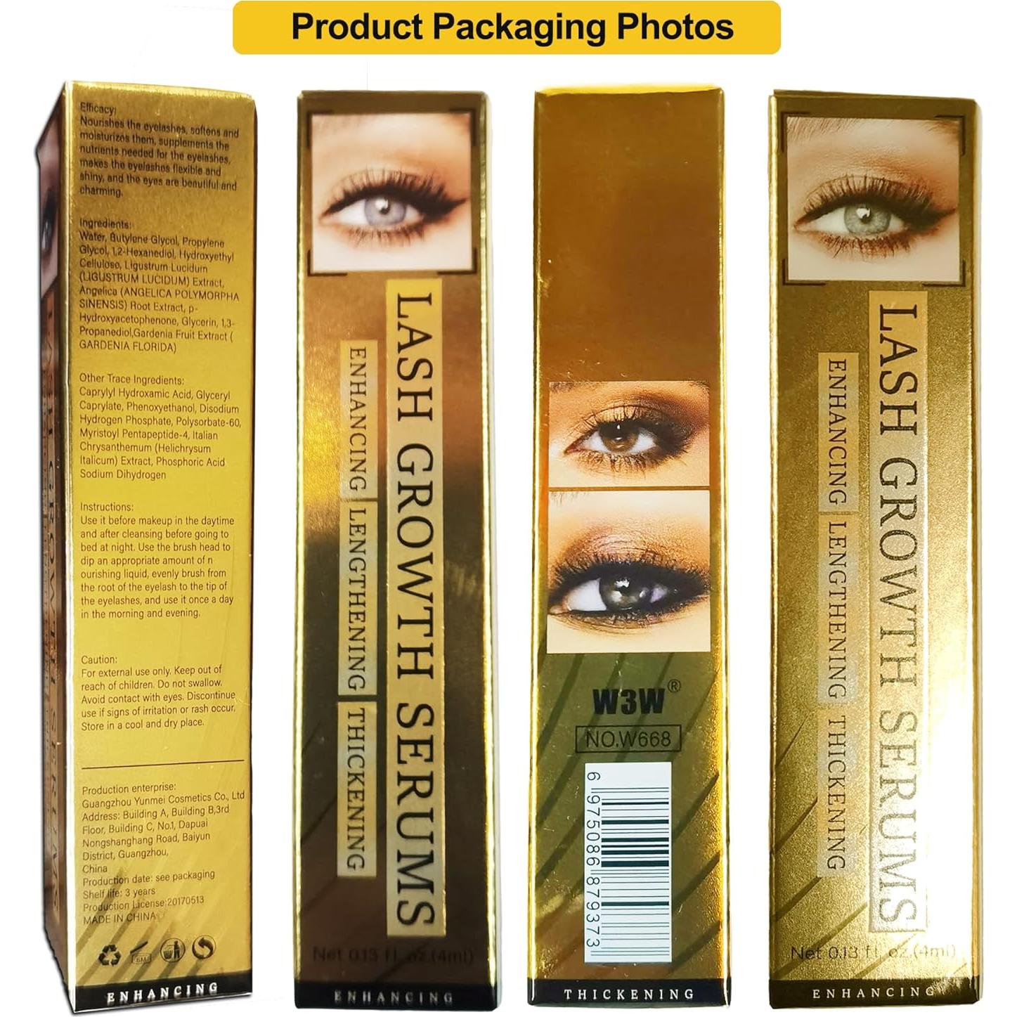 Suero Crecimiento Pestañas y Cejas Yulinlon 2025 - Natural