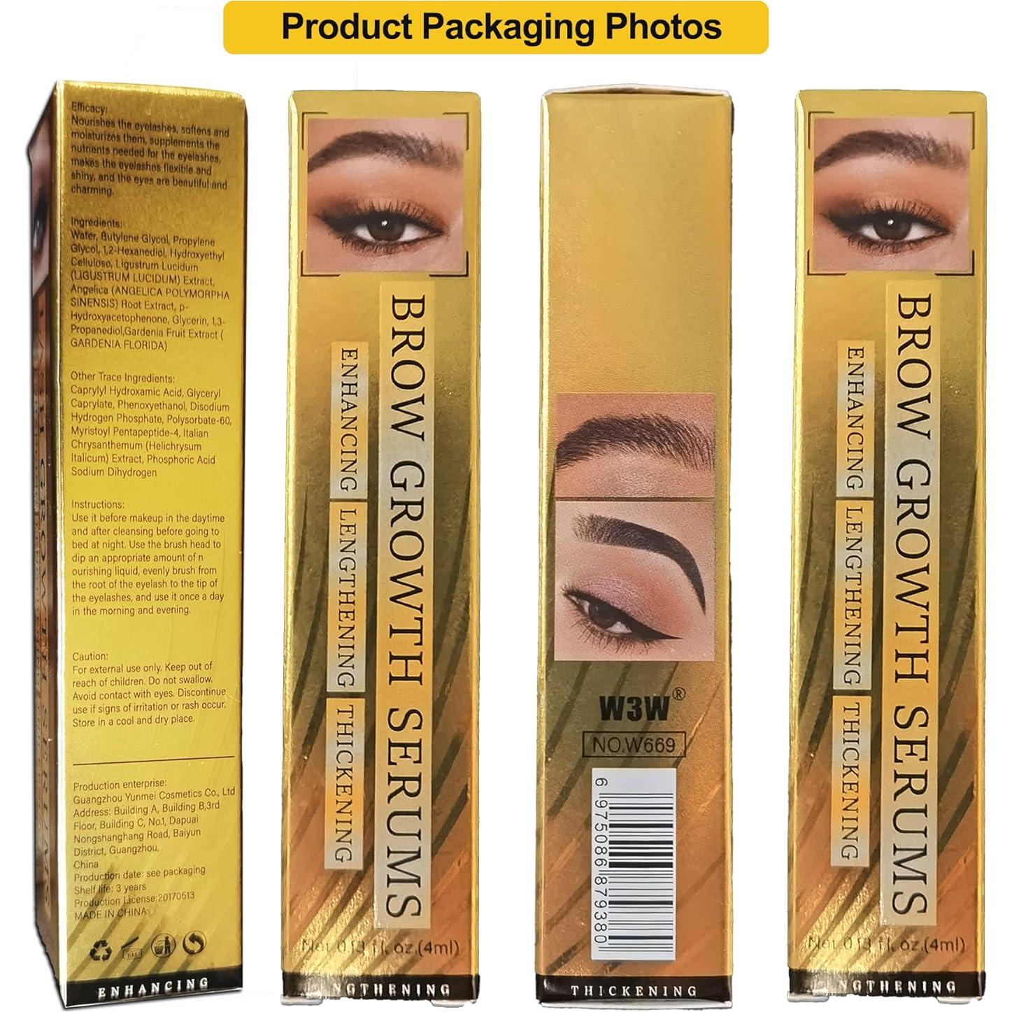 Suero Crecimiento Pestañas y Cejas Yulinlon 2025 - Natural