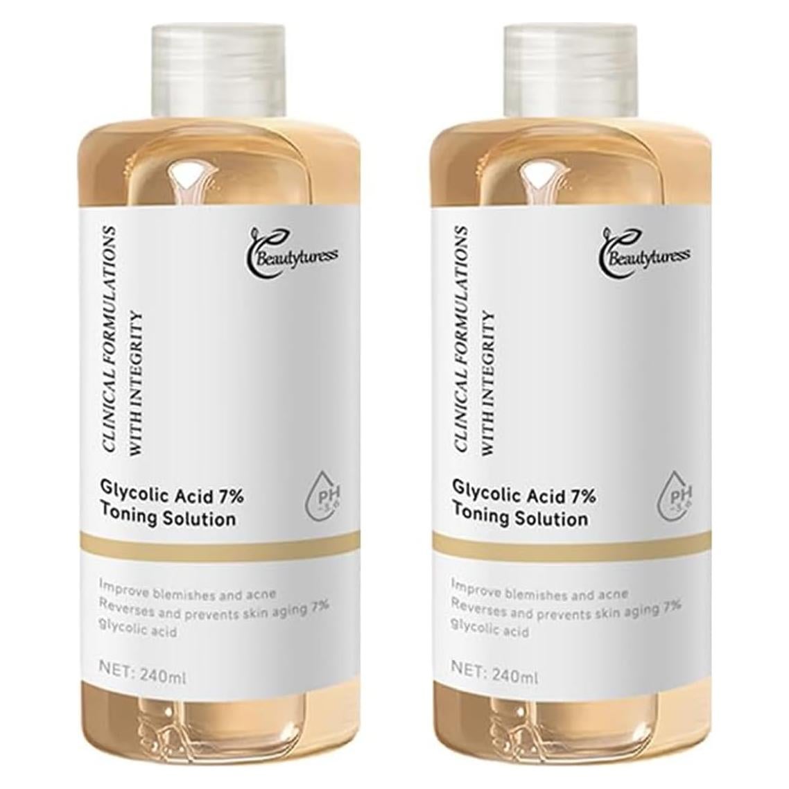 Tónico Exfoliante Ácido Glicólico 7% Beautyturess 240 ml