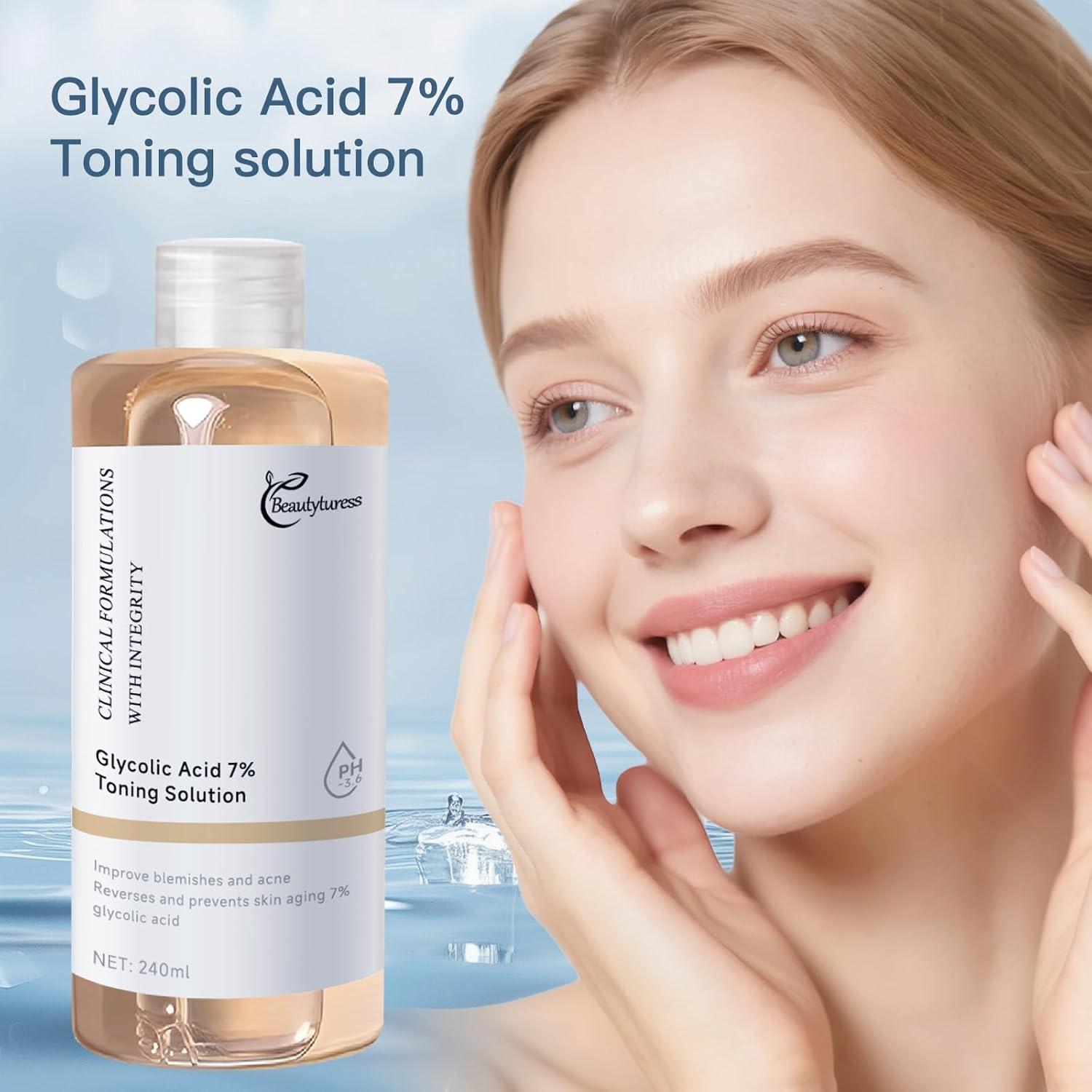 Tónico Exfoliante Ácido Glicólico 7% Beautyturess 240 ml