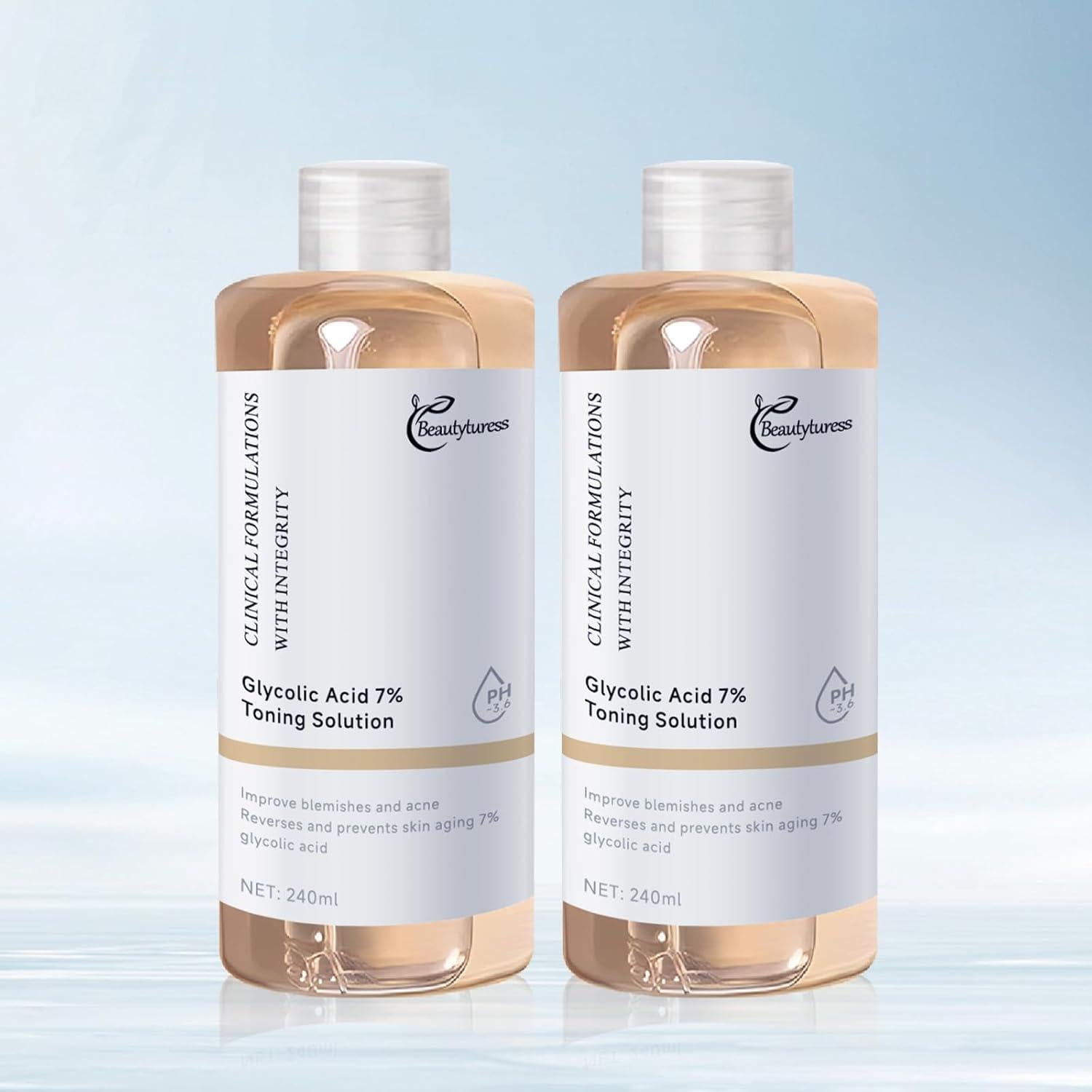 Tónico Exfoliante Ácido Glicólico 7% Beautyturess 240 ml