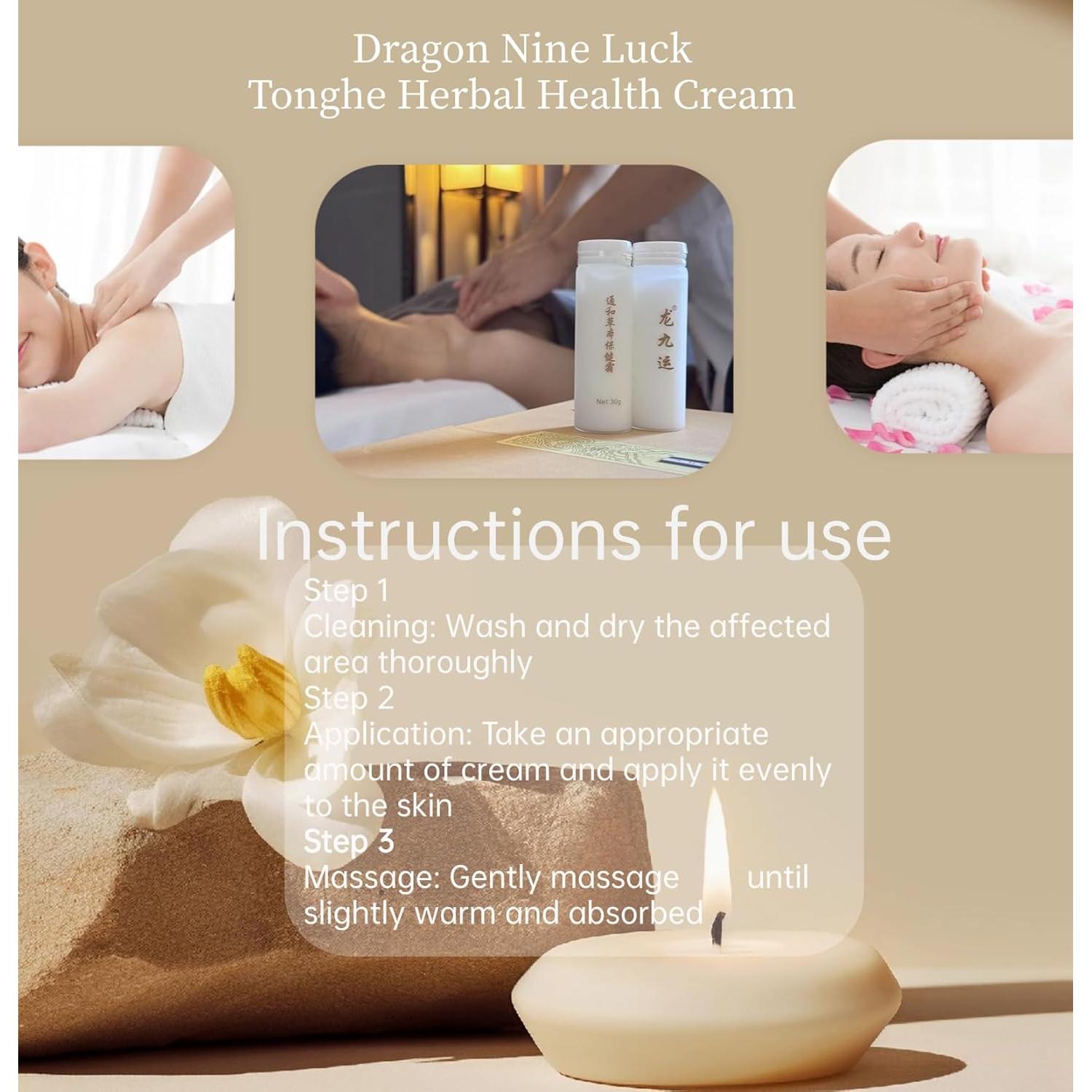 Crema Herbal Tonghe Dragon Nine Luck 30g - Set de 10 Botellas