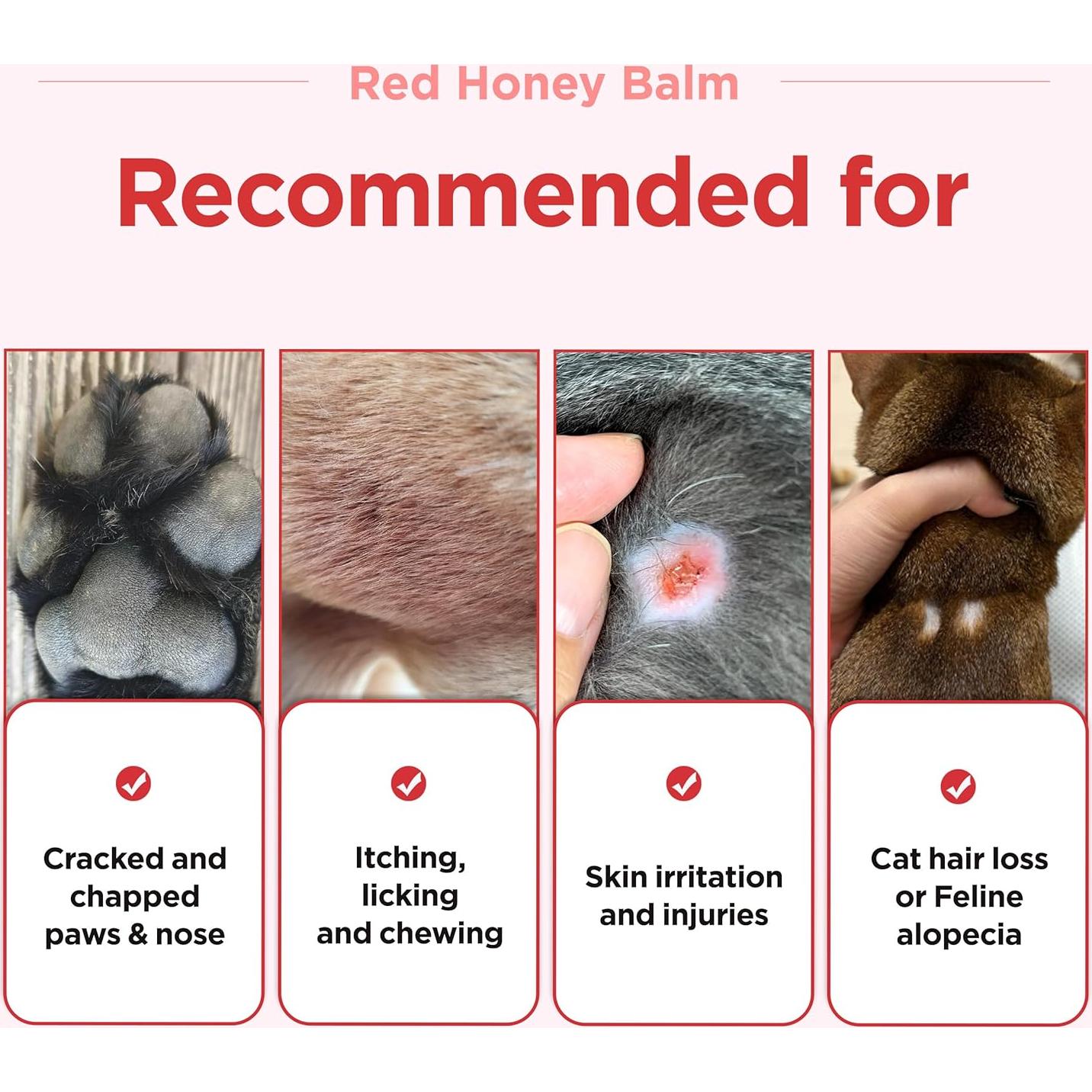 Bálsamo de Miel Roja JAYU PET 14.17 g - Hidratante para Mascotas