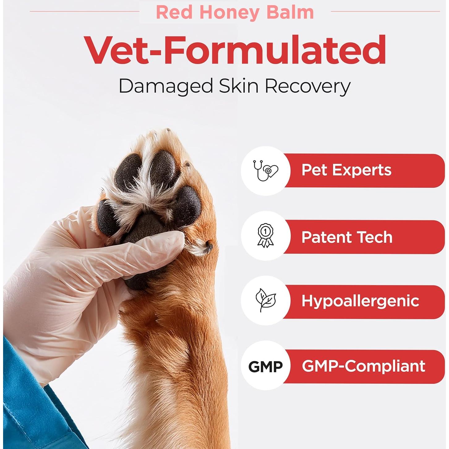 Bálsamo de Miel Roja JAYU PET 14.17 g - Hidratante para Mascotas