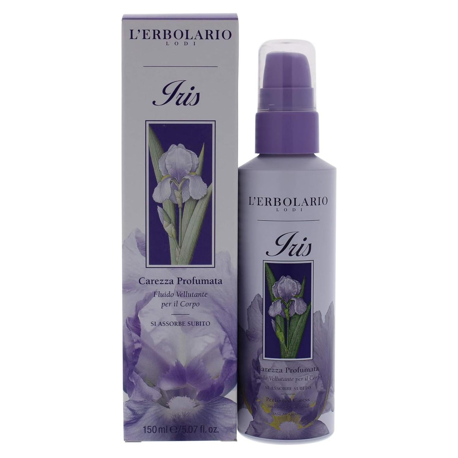 Fluido Corporal Suavizante L'Erbolario Iris 145 g - Hidratante