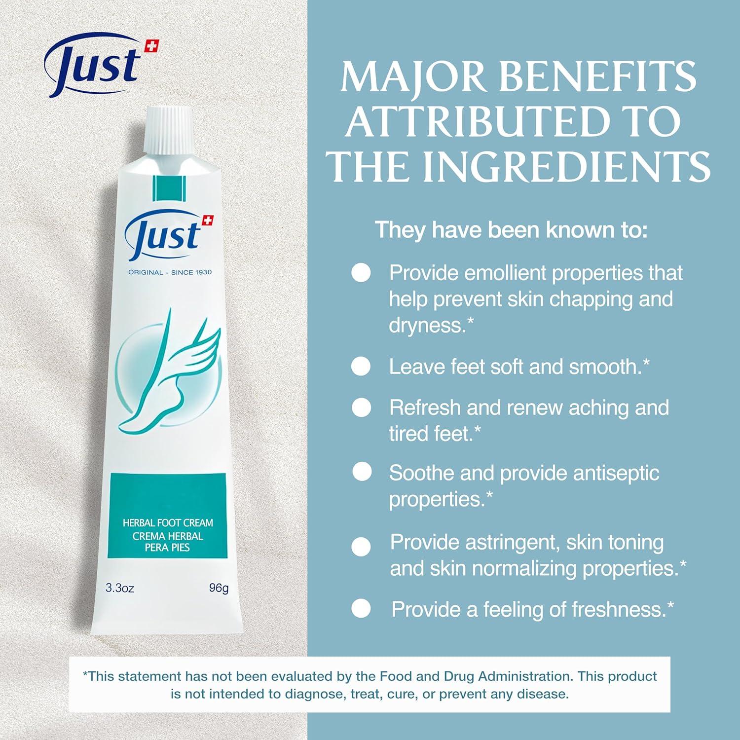 Crema para Pies Pedicream Swiss Just 100 ml - Hidratante Natural